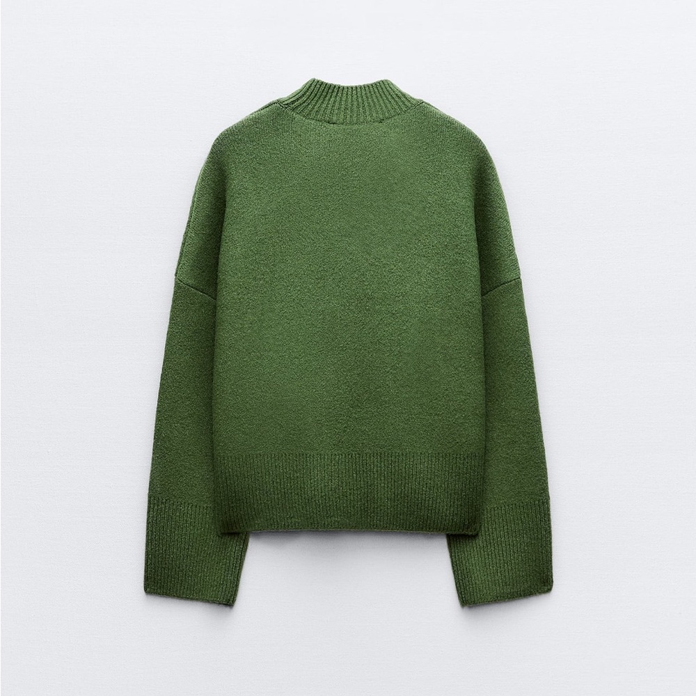 ZARA : Jersey Punto Rib Ancho